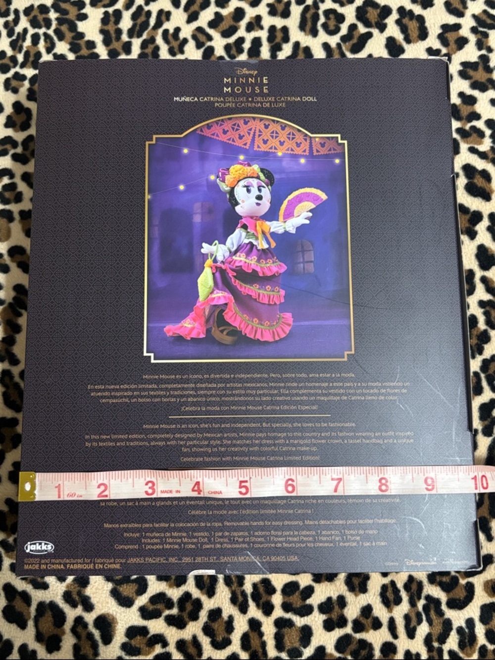 2022 Disney Parks MINNIE MOUSE Deluxe Catrina Doll Day of the Dead Skull Mexico - Picture 10 of 15